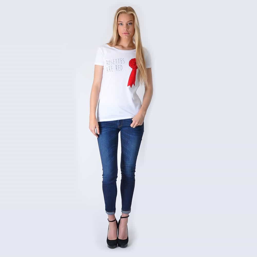 Rosettes Are Red Tee