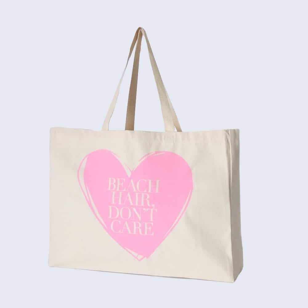 Candy Pink Beach Bag